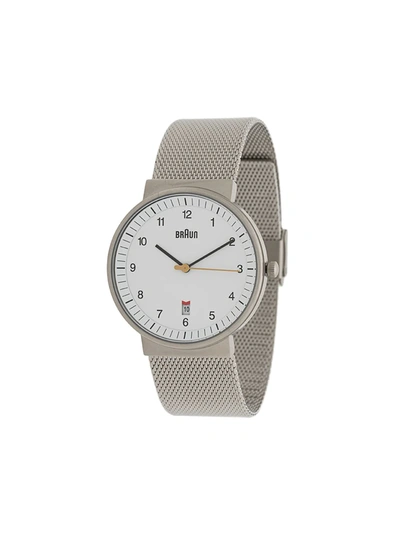 Braun Watches Bn0032 40mm Watch In Metallic