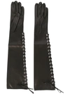 MANOKHI LACE-UP GLOVES