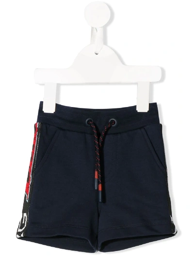 Iceberg Babies' Side Strip Sweat Shorts In Blue