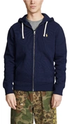 Polo Ralph Lauren Classic Fleece Hoodie In Navy