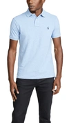 Polo Ralph Lauren New Custom Slim Polo Shirt In Jamaica Heather
