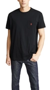 Polo Ralph Lauren Logo Embroidered Regular T-shirt In Polo Black