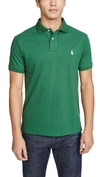 Polo Ralph Lauren Classic Fit Knit Corduroy Polo Shirt In Stuart Green