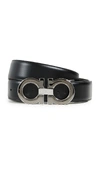 FERRAGAMO LARGE DOUBLE GANCIO REVERSIBLE BELT