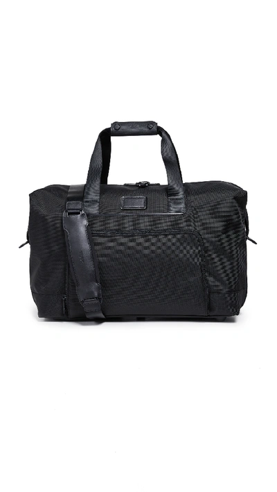 Tumi Alpha Double Expansion Satchel Bag In Black