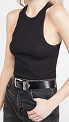 Anine Bing Va Tank Top In Black