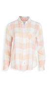 Rails Charli Button Down Shirt In Peach Pearl