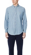 POLO RALPH LAUREN STANDARD FIT CHAMBRAY SPORT SHIRT