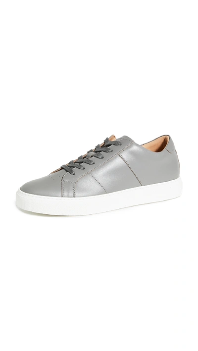 Greats Royale Ripstop Trainers In Ash Grey/white