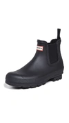Hunter Original Insulated Waterproof Chelsea Boot In Black