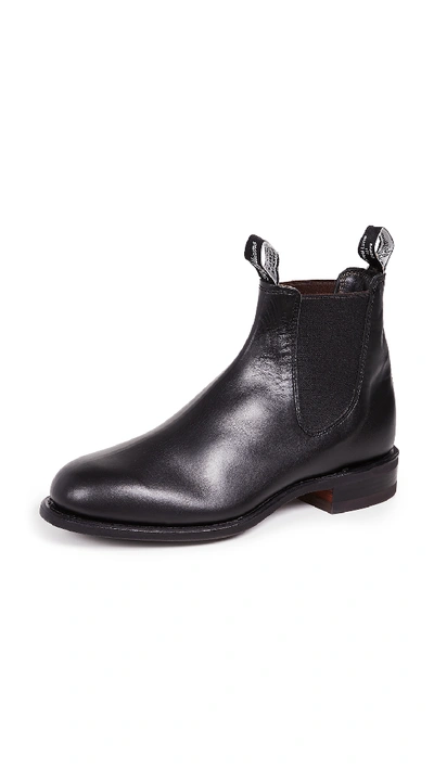 R.m.williams R.m. Williams Black Yearling Comfort Craftsman Chelsea Boots