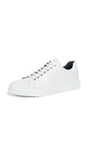 FERRAGAMO CUBE LACE UP SNEAKERS