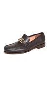 Ferragamo Men's Rolo Leather Moc-toe Loafers - Regular In Brown
