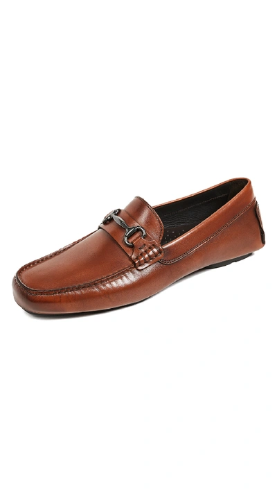 To Boot New York Del Amo Driving Shoe In Cognac