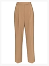 THE FRANKIE SHOP NEUTRAL BEA STRAIGHT-LEG TROUSERS,BEATROUSERS15304927
