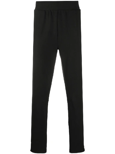 Hackett Mid-rise Track Trousers In Black