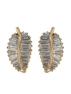 Anita Ko 18kt Rose Gold Classic Palm Leaf Diamond Studs In Gold