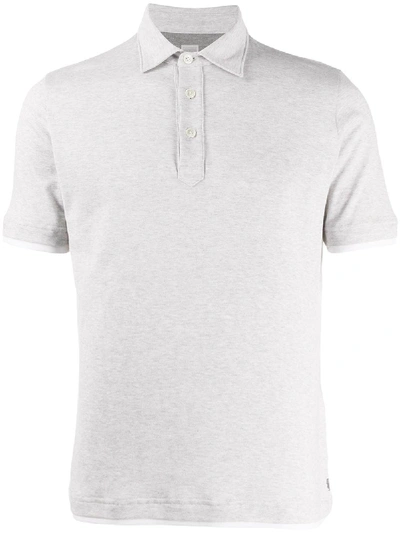 Eleventy Solid-color Polo Shirt In Grey