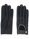 MANOKHI CONTRAST STITCHING DRIVING GLOVES