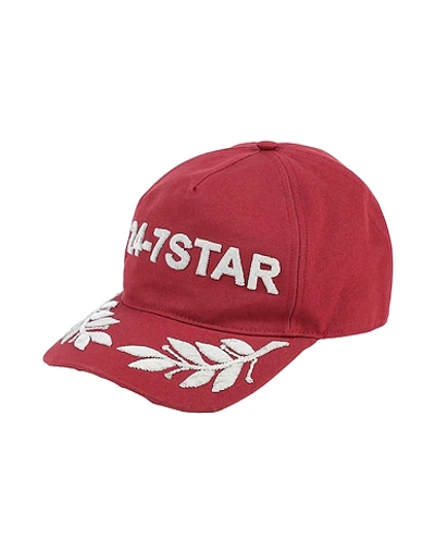Dsquared2 Hats In Red
