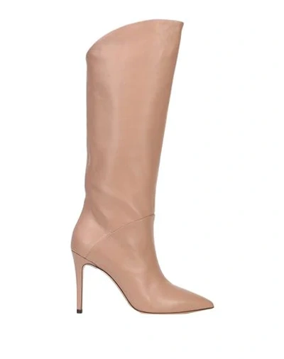 Space Style Concept Boots In Pale Pink
