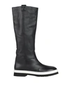 PLAN C PLAN C WOMAN KNEE BOOTS BLACK SIZE 9 CALFSKIN,11878838PR 13