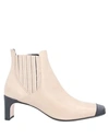 Alysi Ankle Boots In Beige