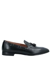 Francesco Russo Tassel Loafers In Black
