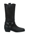 TODAI TODAI WOMAN BOOT BLACK SIZE 7 SOFT LEATHER