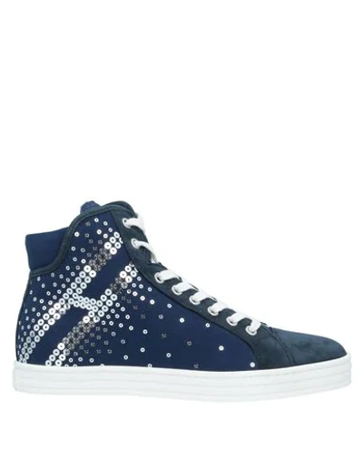 Hogan Rebel Sneakers In Blue