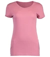 L Agence Wild Rose Cory Scoop Neck Tee In Wildrose