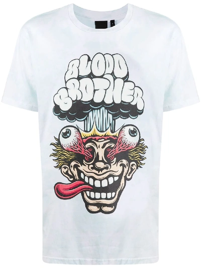 Blood Brother T-d Explosive Graphic-print T-shirt In Green