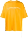 Mastermind Japan Logo-print Crew Neck T-shirt In Yellow