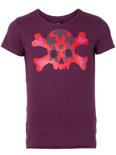Vivienne Westwood World Tour Logo-print T-shirt In Purple