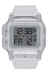 Nixon Regulus Digital Watch, 46mm In Grey/ Clear