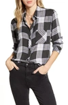 Rails Hunter Plaid Shirt In Pewter Frost
