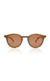 MR LEIGHT MARMONT S 48 ROUND-FRAME ACETATE SUNGLASSES,820985