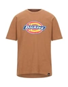 Dickies T-shirts In Brown