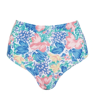 Faithfull The Brand Chaumont Bikini Bottoms In Jemima Floral Print