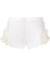 La Perla Maison Silk French Knickers In White