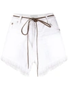 ONE TEASPOON COTTON OUTLAW DENIM SHORTS