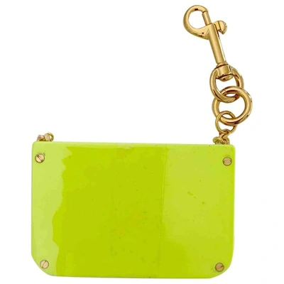Pre-owned Stella Mccartney Bag Charm In Yellow