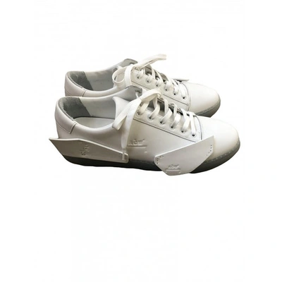 Pre-owned A-cold-wall* White Leather Trainers