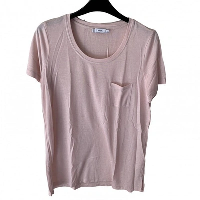 Pre-owned Vince Pink Silk  Top