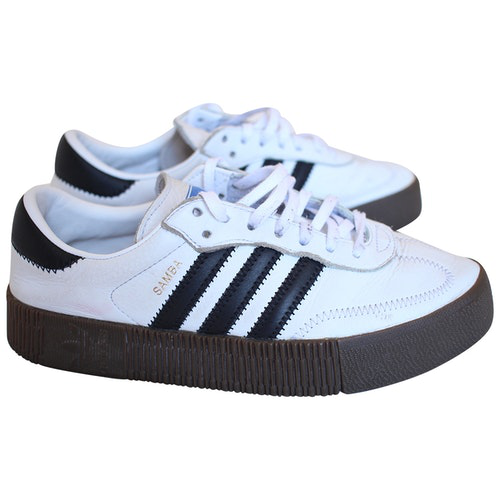 adidas leather samba trainers