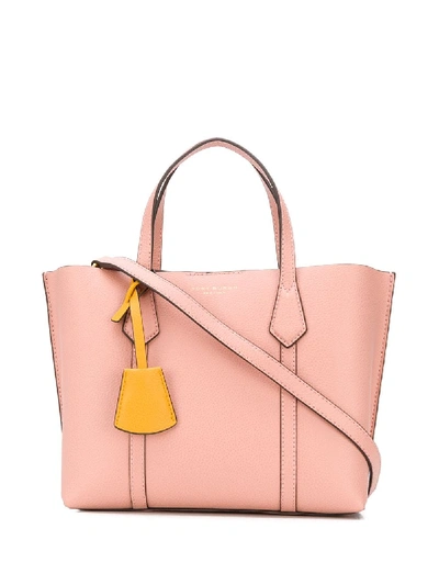 Tory Burch Perry Small Triple-compartment Tote Bag In Pink