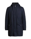 26.7 Twentysixseven Man Coat Navy Size 40 Wool, Polyester In Blue
