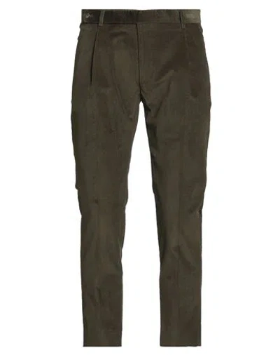 26.7 Twentysixseven Man Pants Military Green Size 32 Cotton, Elastane