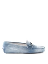 TOD'S TOD'S DOUBLE T DENIM LOAFERS