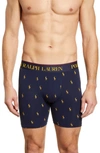 Polo Ralph Lauren Cotton Stretch Boxer Briefs In Cruise Navy